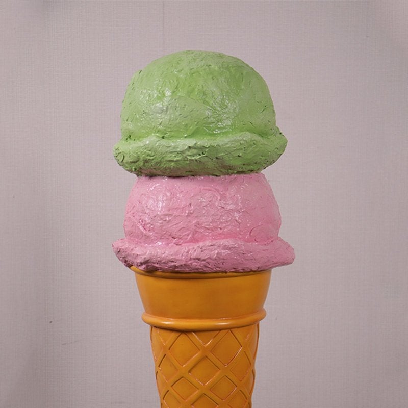 Schepijs op voet – 2 Scoops – IJsje hoogte 60 cm, Ophalen, HorecaBeelden, Overige typen, Nieuw