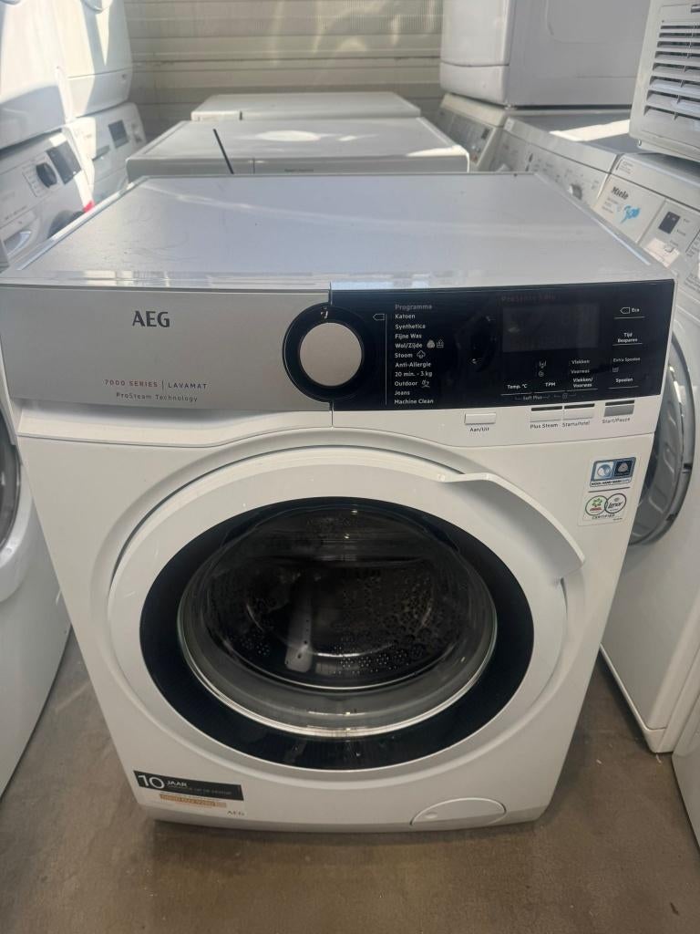 AEG Wasmachine 7000 serie schoon garantie, Ophalen of Verzenden, Zo goed als nieuw, Voorlader, 85 tot 90 cm