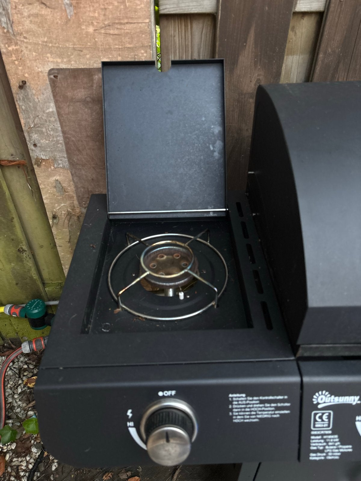 Gas BBQ met 3 branders en extra gaspitten, Ophalen, Gebruikt