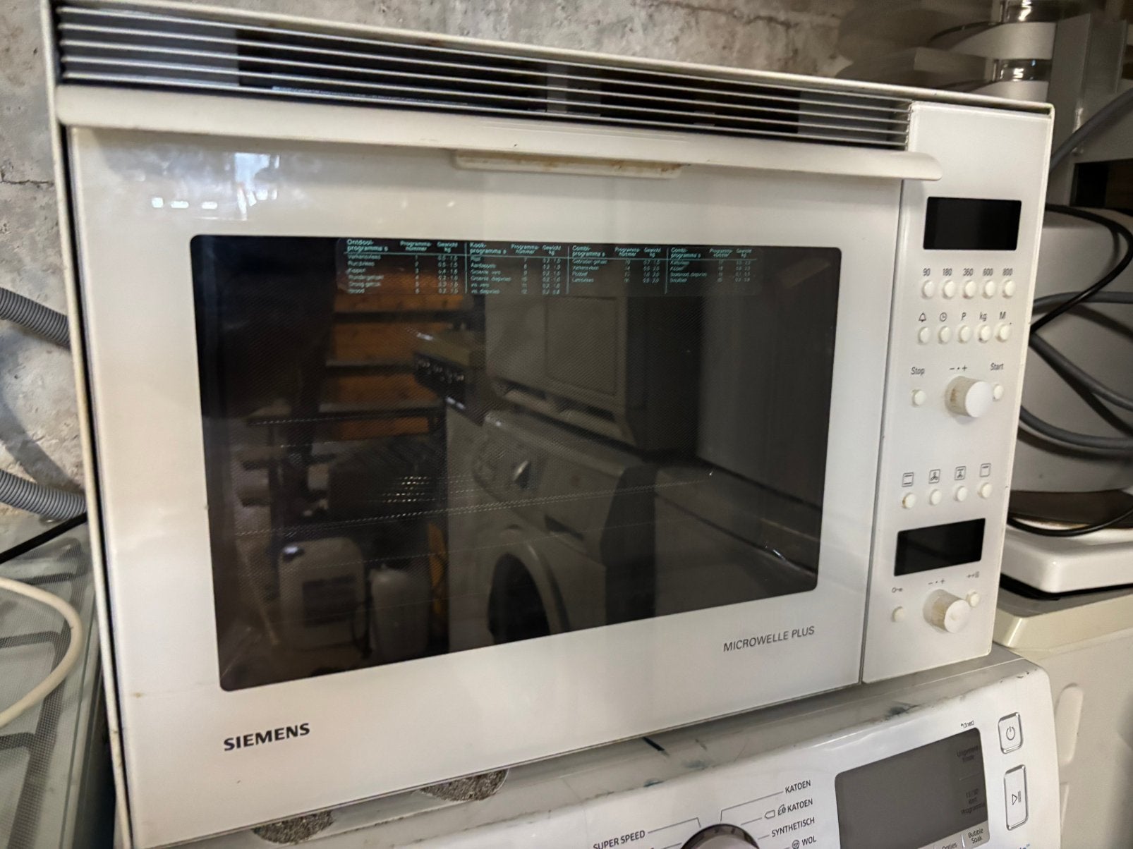 Siemens Combimagnetron Microwelle Plus - 50x55x40H, 1025xe, Ophalen of Verzenden, Zo goed als nieuw, Re