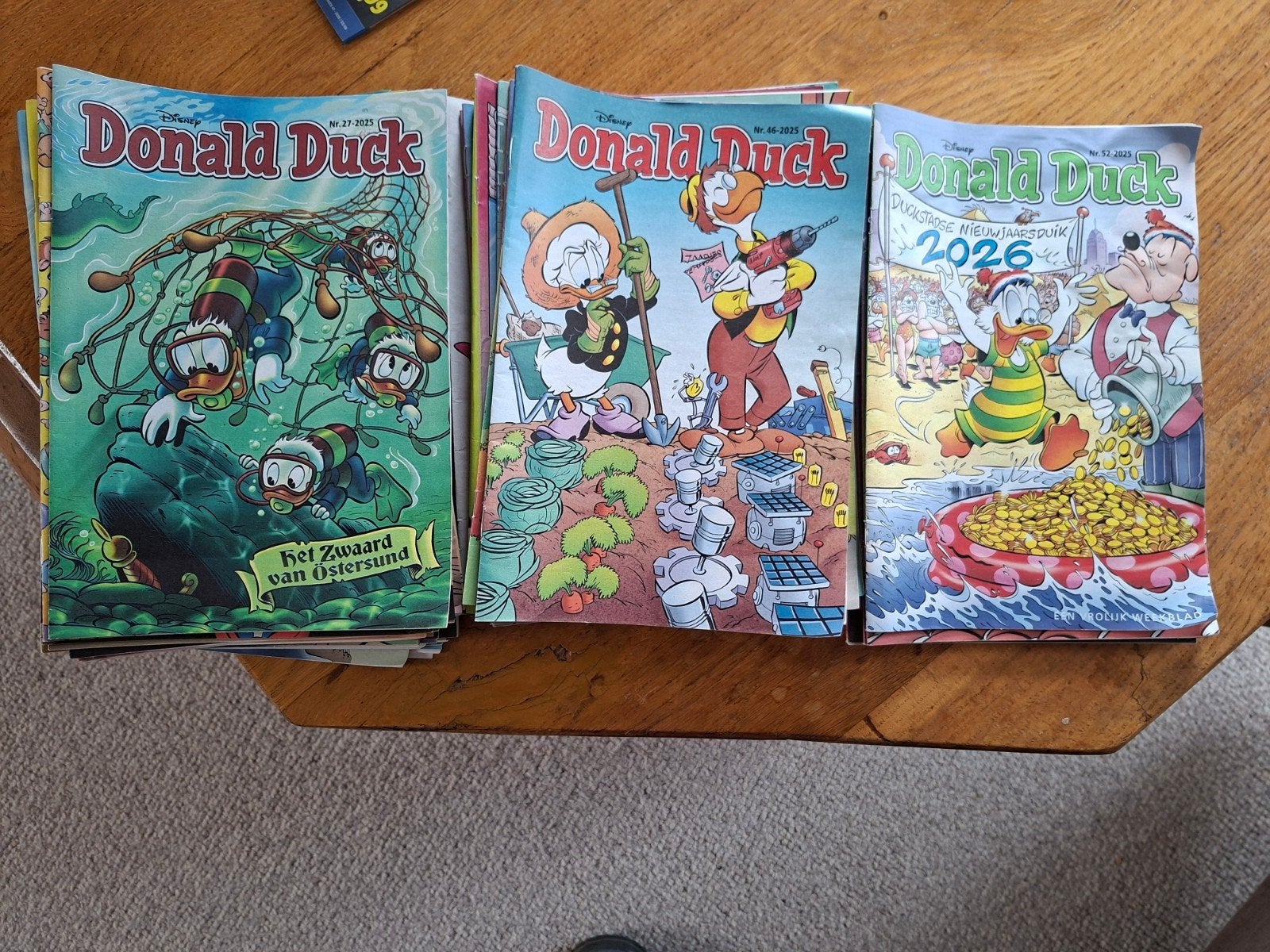 Donald Duck jaargang 2025, Complete serie of reeks, Ophalen, Gelezen