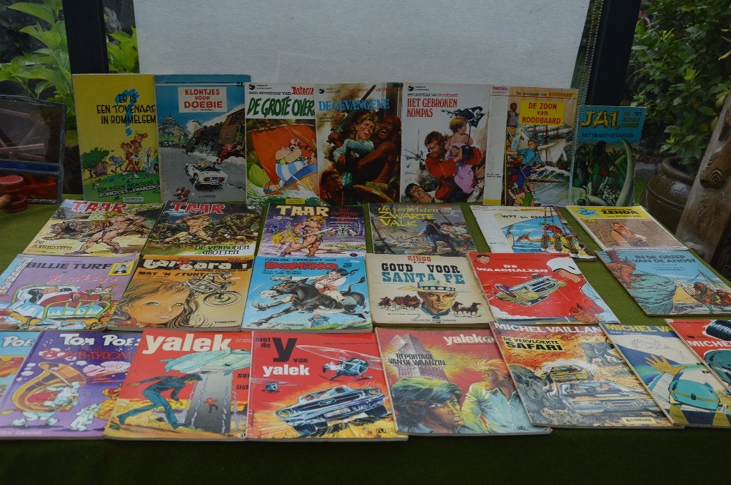 24 oude stripboeken jaren 60/ 70/ 80: Roodbaard Yalek Ringo, Boeken, Stripboeken, Eén stripboek, Ophalen of Verzenden, Gelezen
