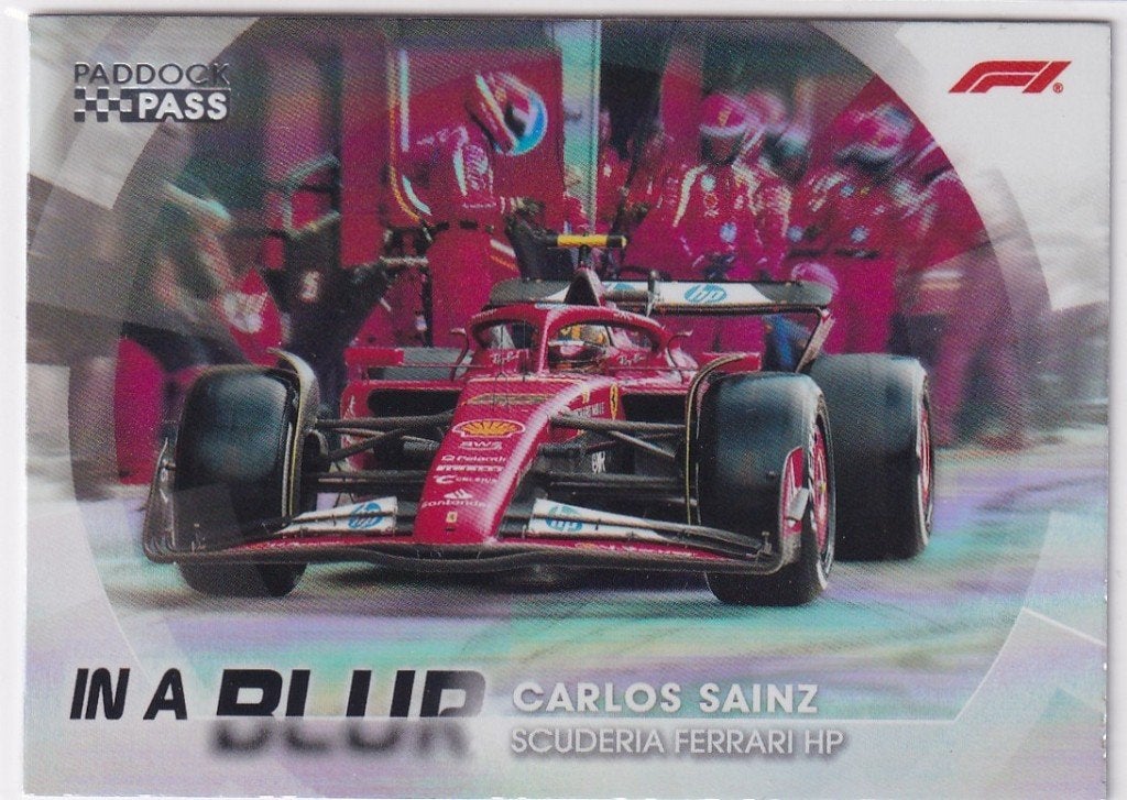 Carlos Sainz In A Blur Refractor #BL-4, Ophalen of Verzenden, Nieuw, Formule 1