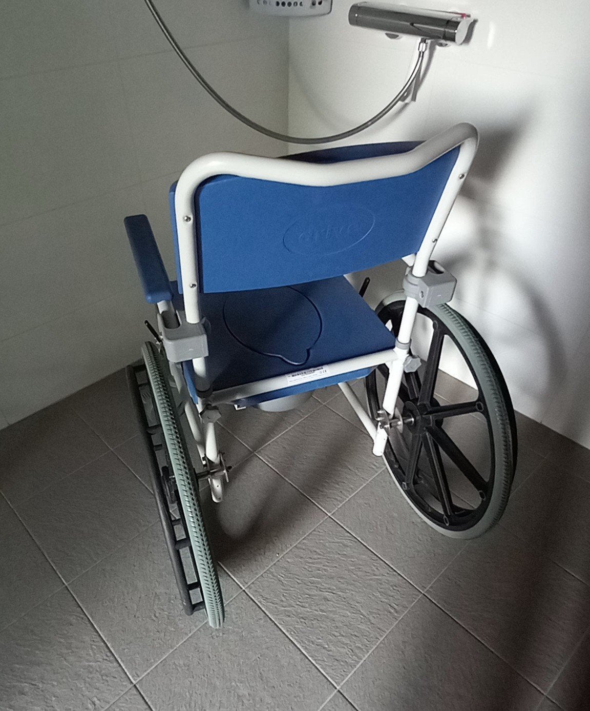 Douche/toiletstoel, Ophalen, Gebruikt