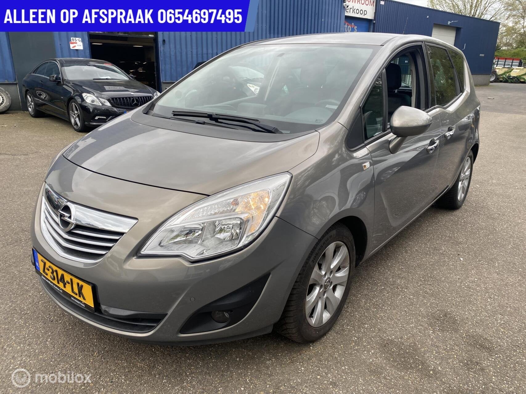 Opel Meriva 1.4 Cosmo 93.DKM STOEL/STUUR VERW ECC NAVI PDC C, Voorwielaandrijving, Euro 5, 101 pk, Gebruikt