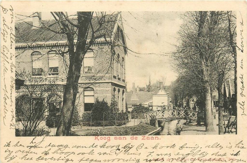 388-286-003 Koog aan de Zaan, Verzenden, Voor 1920, Noord-Holland