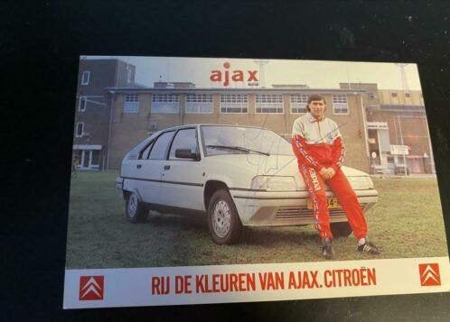 GEZOCHT! WANTED! Sjaak Swart spelerskaarten Ajax CITROEN, Verzenden, Zo goed als nieuw, Ajax, Spelerskaart