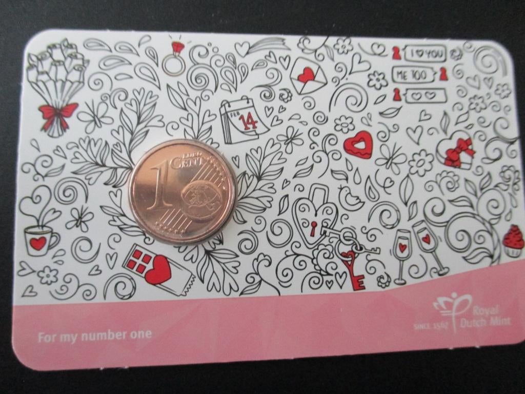 Coincard 1 cent 2025, Ophalen of Verzenden, Koningin Beatrix, Euro's, Setje