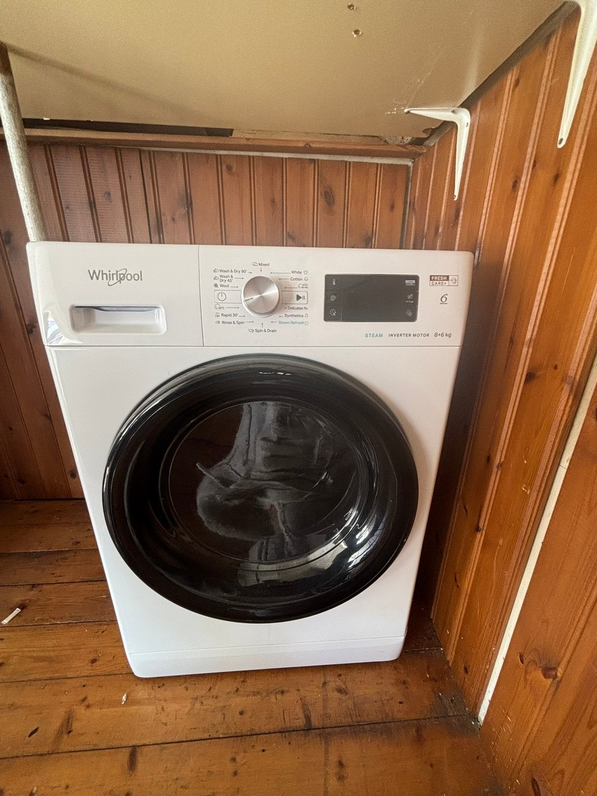 Whirlpool washer dryer amazing condition cheap, Ophalen of Verzenden, Zo goed als nieuw, 85 tot 90 cm