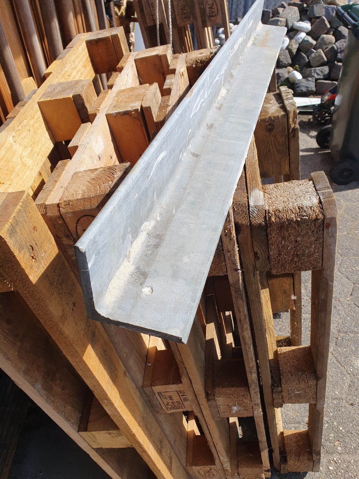 latei gegalvaniseerd. 20 euro, Ophalen, 50 mm of meer, Balk, Minder dan 200 cm