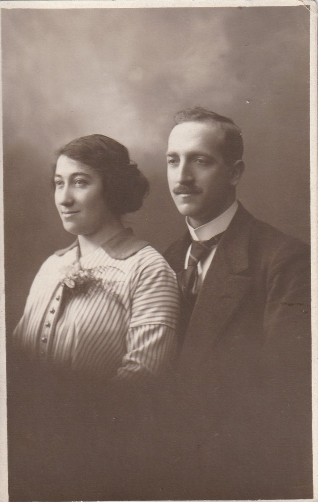 fotokaart   -  koppel, Verzenden, Voor 1940, Zo goed als nieuw