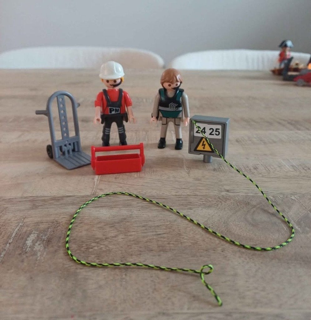playmobil werkers, Losse onderdelen, Ophalen of Verzenden, Zo goed als nieuw, Figuren