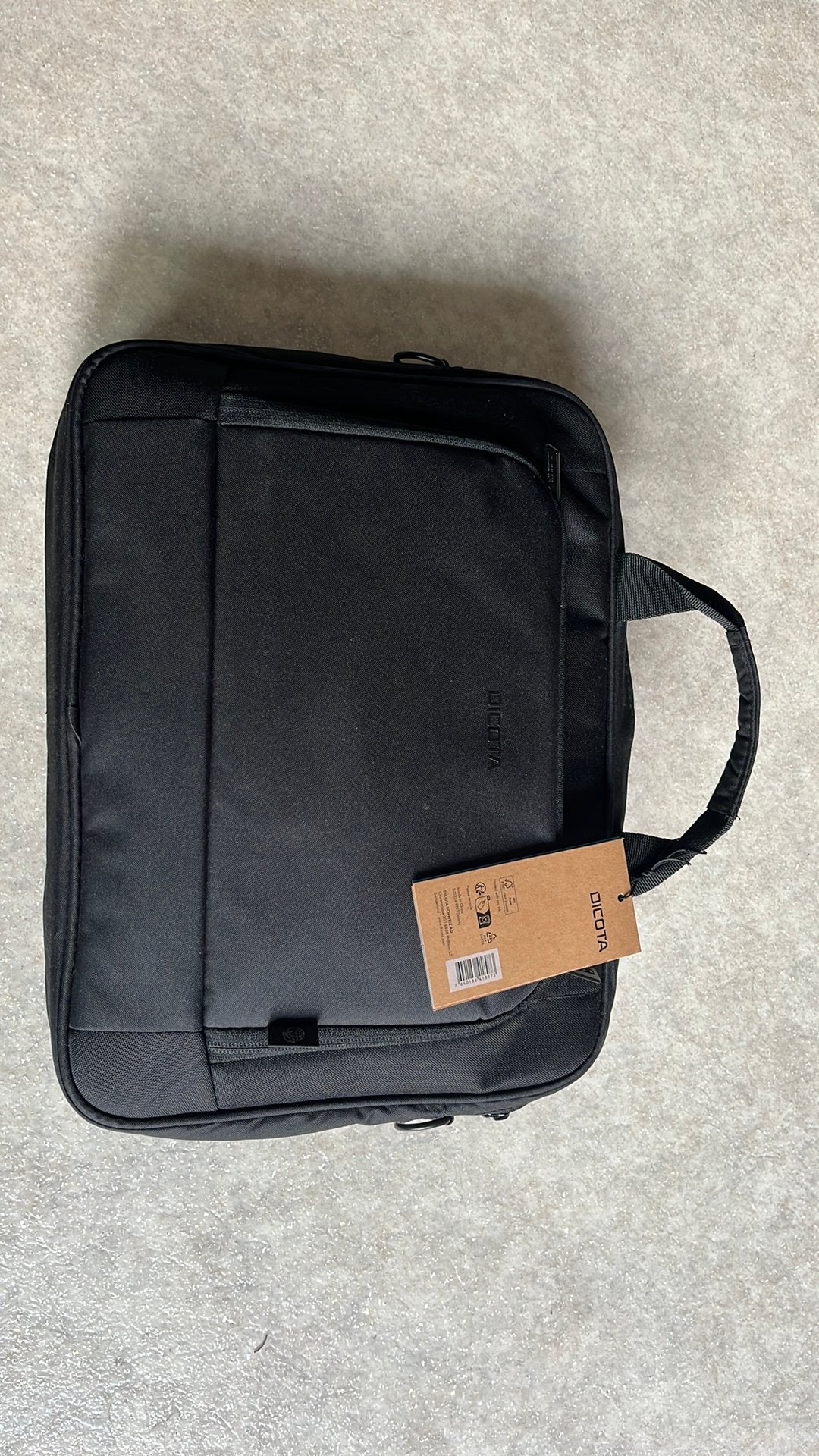 Dicota laptop tas zwart ongebruikt (eco top traveller base), Ophalen of Verzenden, 14 inch, Zo goed als nieuw, Aktetas