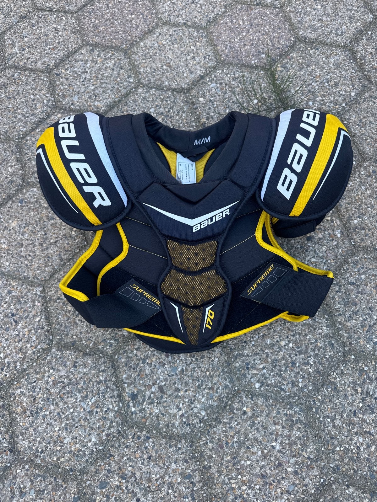 Bauer Supreme 170 ijshockey schouderbescherming Medium, Sport en Fitness, Ophalen of Verzenden, Zo goed als nieuw, Bescherming