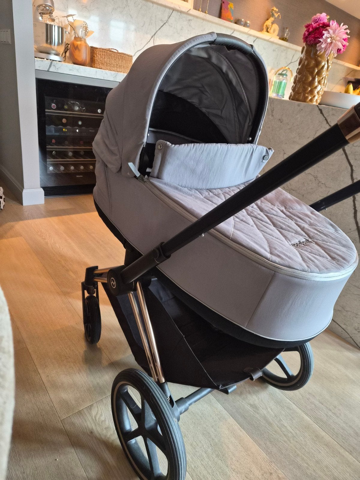 Cybex Priam kinderwagen, Ophalen, Gebruikt, Overige merken, Verstelbare duwstang