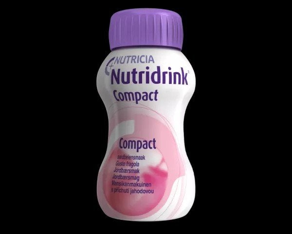 Nutridrink compact aardbei drinkvoeding 96 flesjes, Diversen, Ophalen of Verzenden