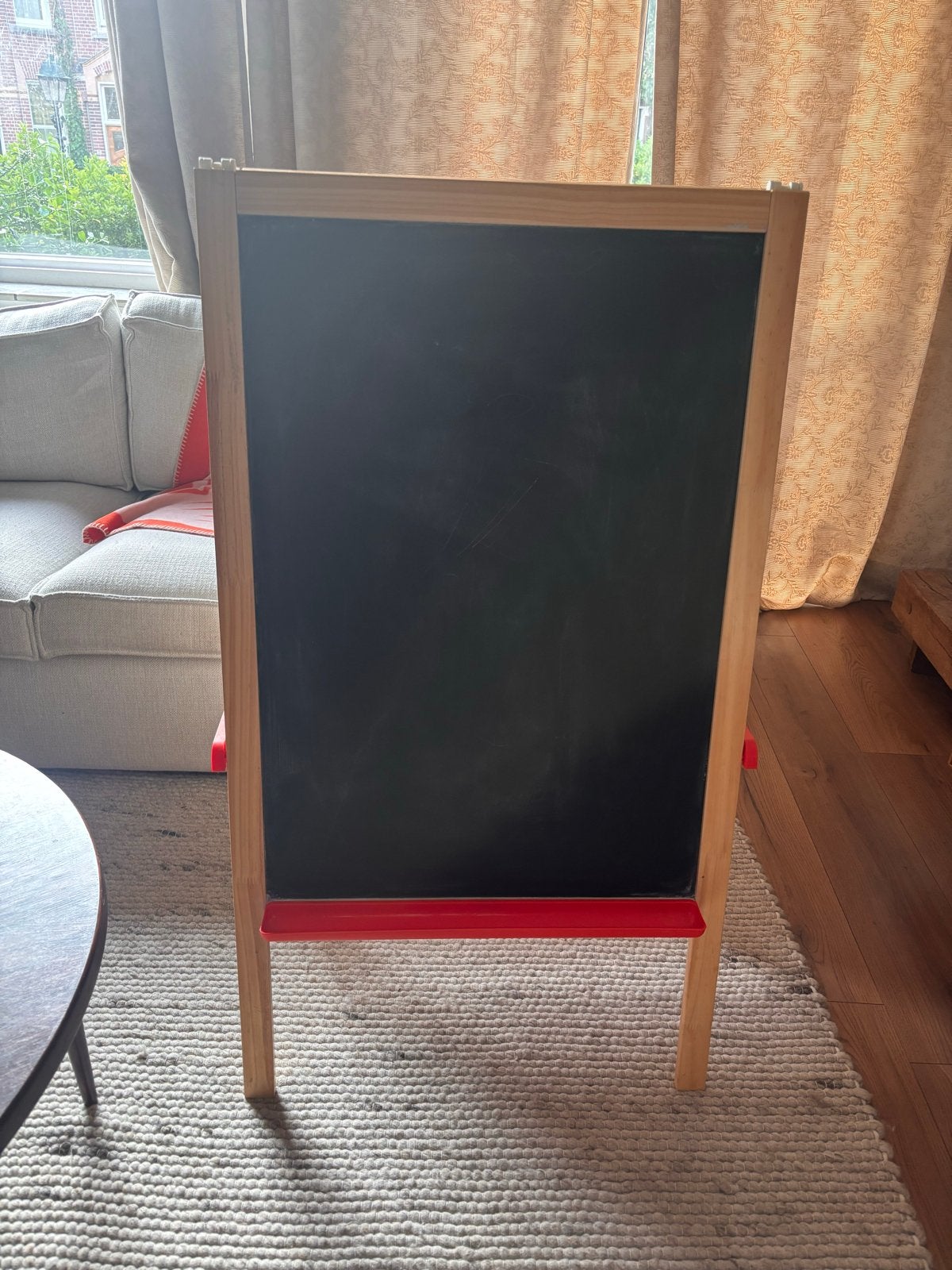 Ikea krijtbord whiteboard Måla + papierrol, Ophalen, Gebruikt, Krijtbord