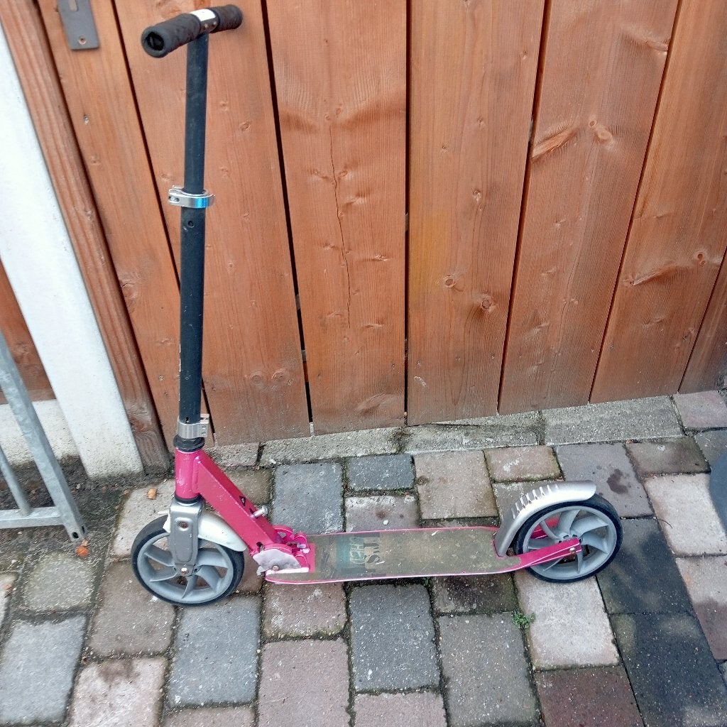 JDBUG Step Big Wheel rood/roze, Fietsen en Brommers, Steps, Ophalen, Gebruikt, Gewone step, JD Bug