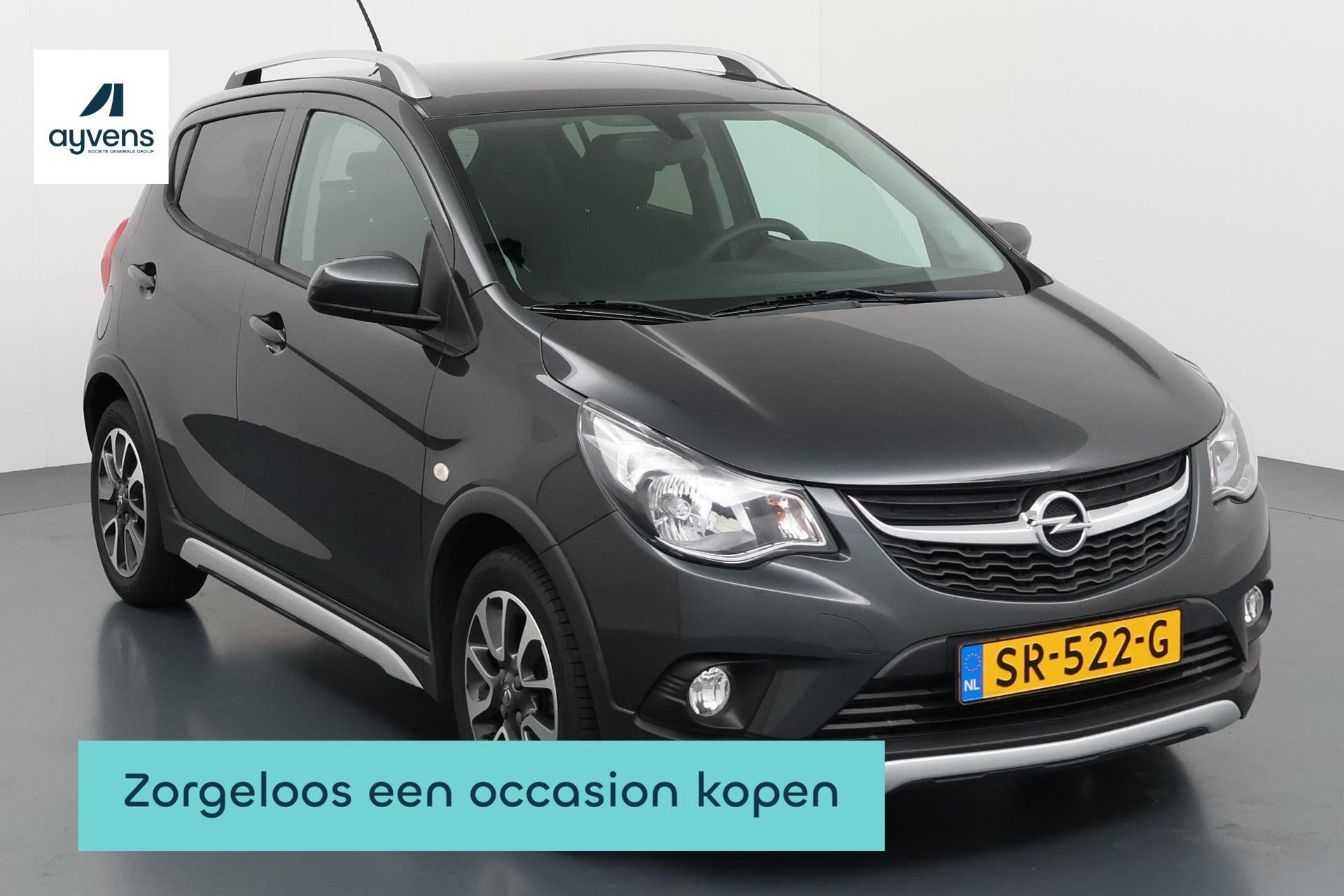 Opel KARL 1.0 Rocks Online Edition Speels en avontuurlijk in, Voorwielaandrijving, 839 kg, Stof, Gebruikt