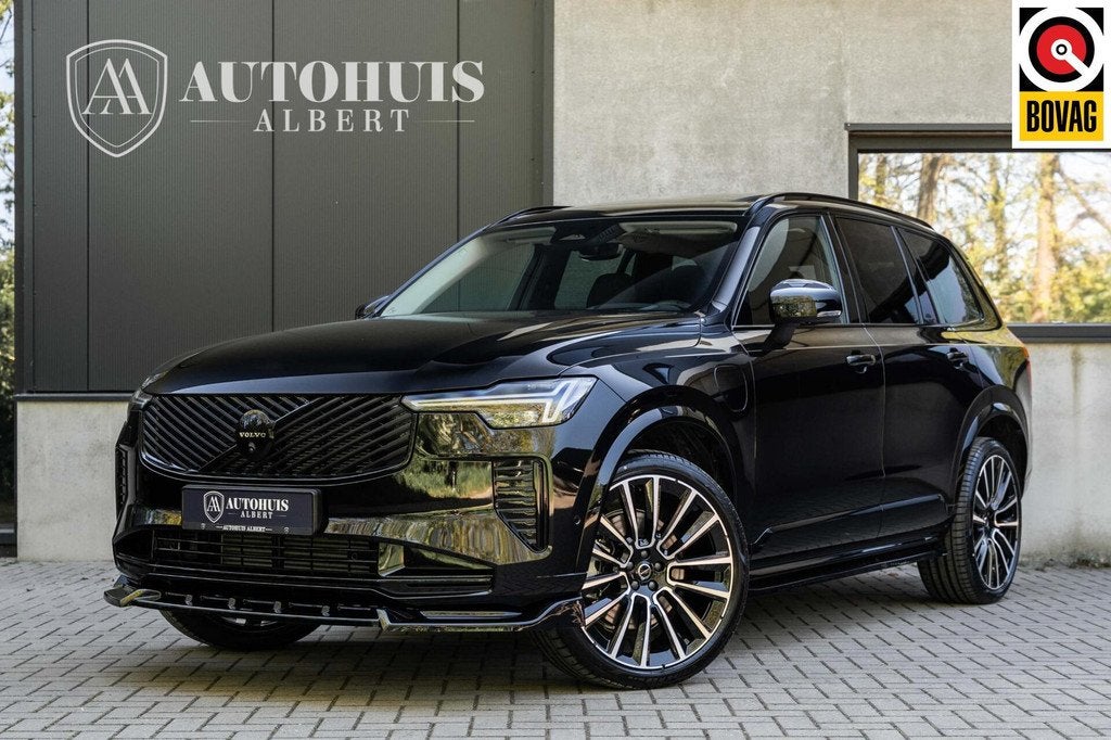 Volvo XC90 T8 Plus Dark Maxton H&K Pano 360c HUD Trekhaak 22, Auto's, Volvo, Gebruikt, Zwart, 4 cilinders, 1969 cc
