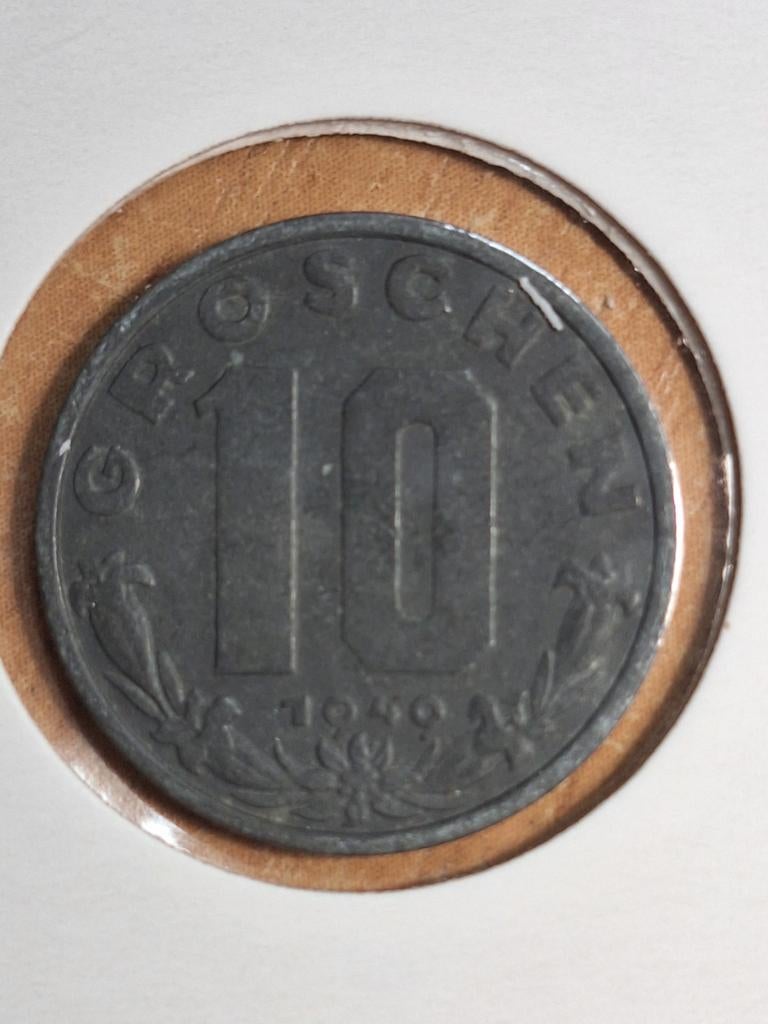 OOSTENRIJK 10 groschen 1949 (#97), Ophalen of Verzenden, Oostenrijk