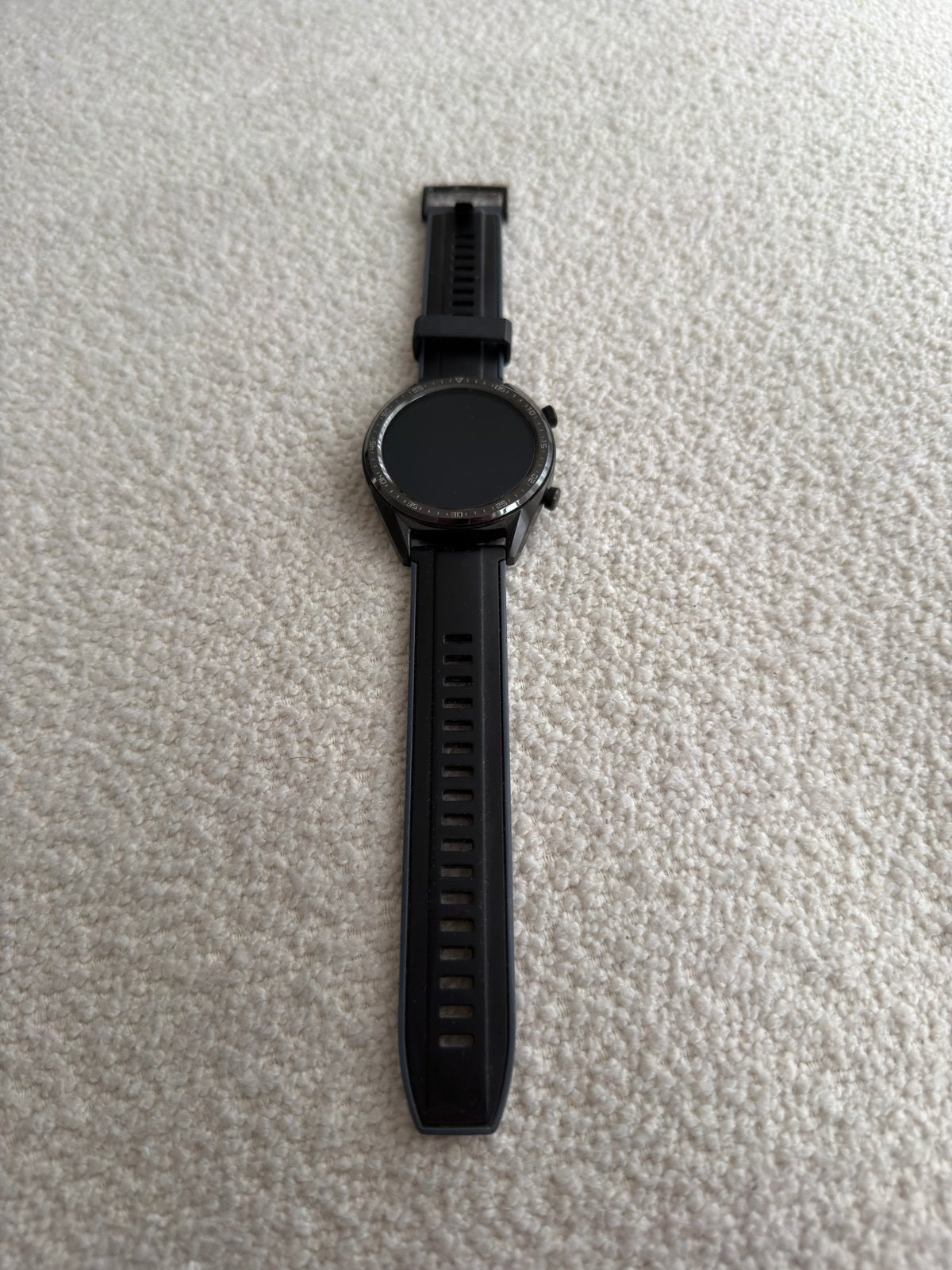 Huawei Watch GT 2 46mm smartwatch zwart, Gebruikt, Zwart, Ophalen of Verzenden, Conditie
