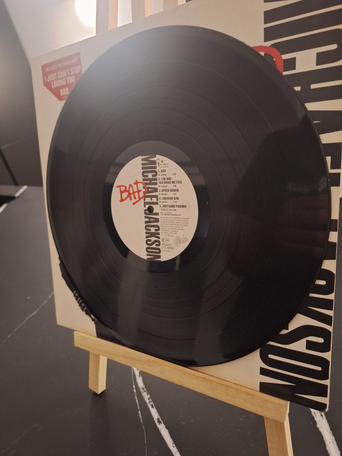 Foto 6 van Michael Jackson - Bad LP (Originele uitgave 1987)