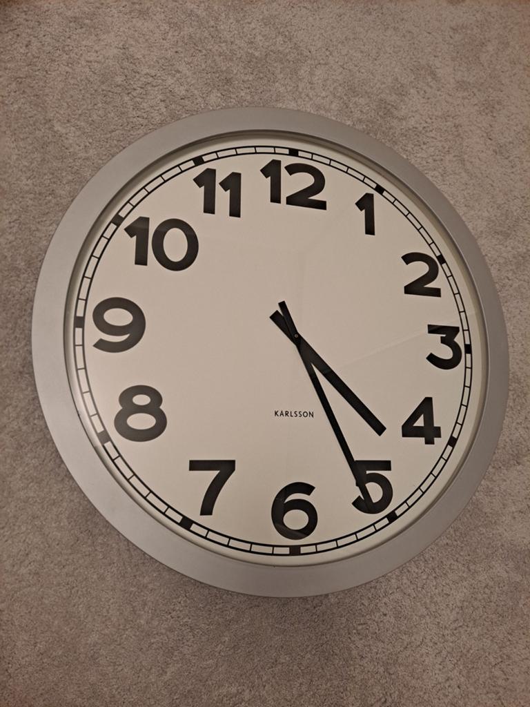Grote karlson klok 90cm, Ophalen, Gebruikt, Analoog, Wandklok