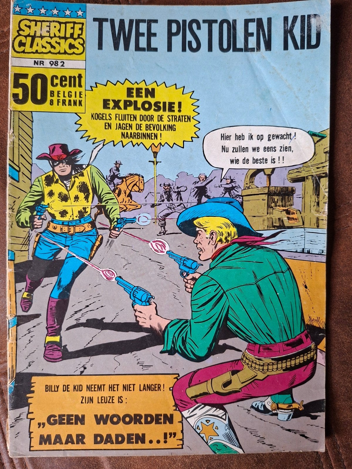 Sheriff Classics Nr. 982 - Twee Pistolen Kid, Eén stripboek, Ophalen of Verzenden, Gelezen, Onbekend