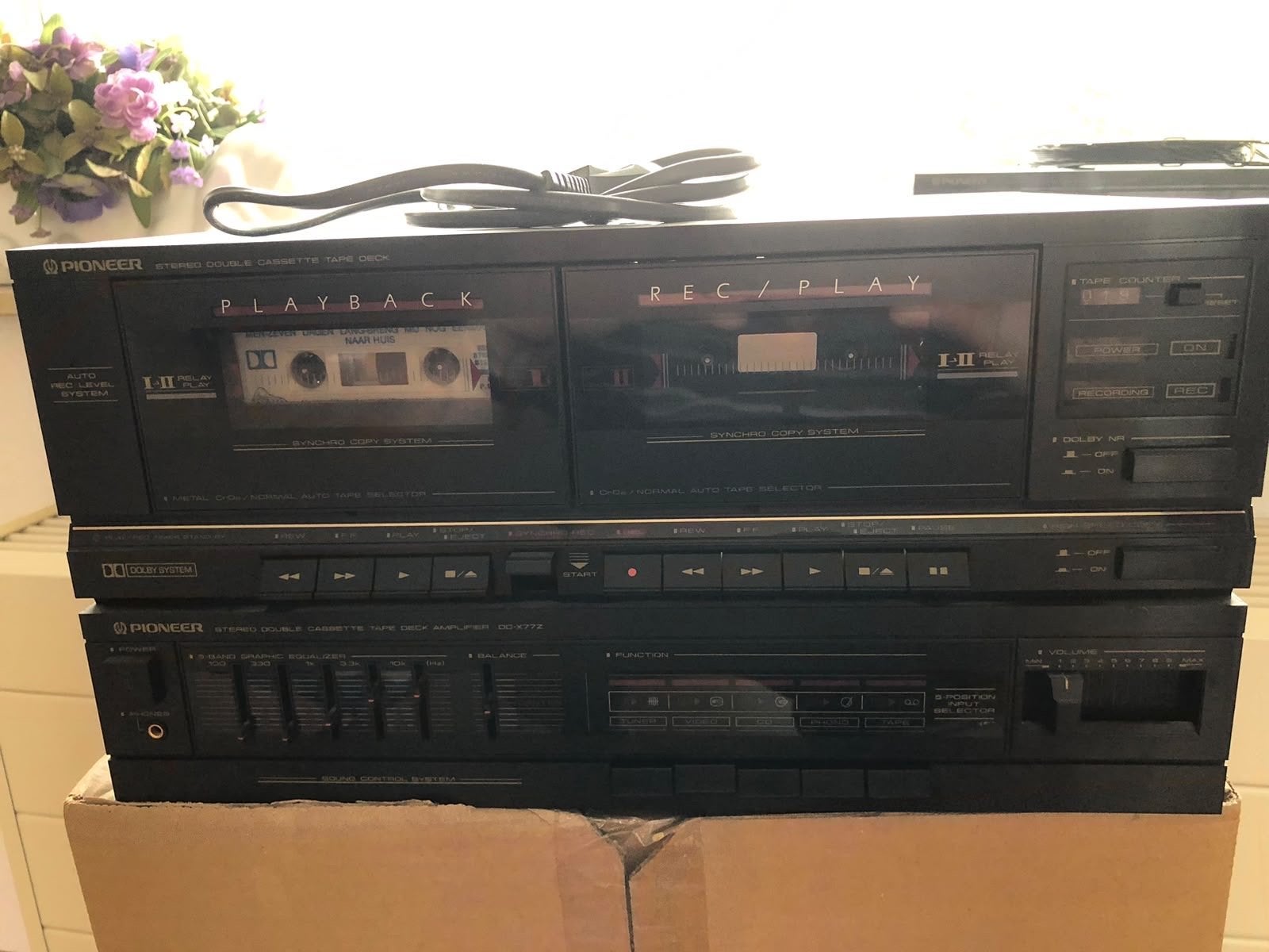 Pioneer stereo toren met Jamo Compact 70 speakers, Audio, Tv en Foto, Ophalen, Gebruikt, Cassettedeck, Losse componenten