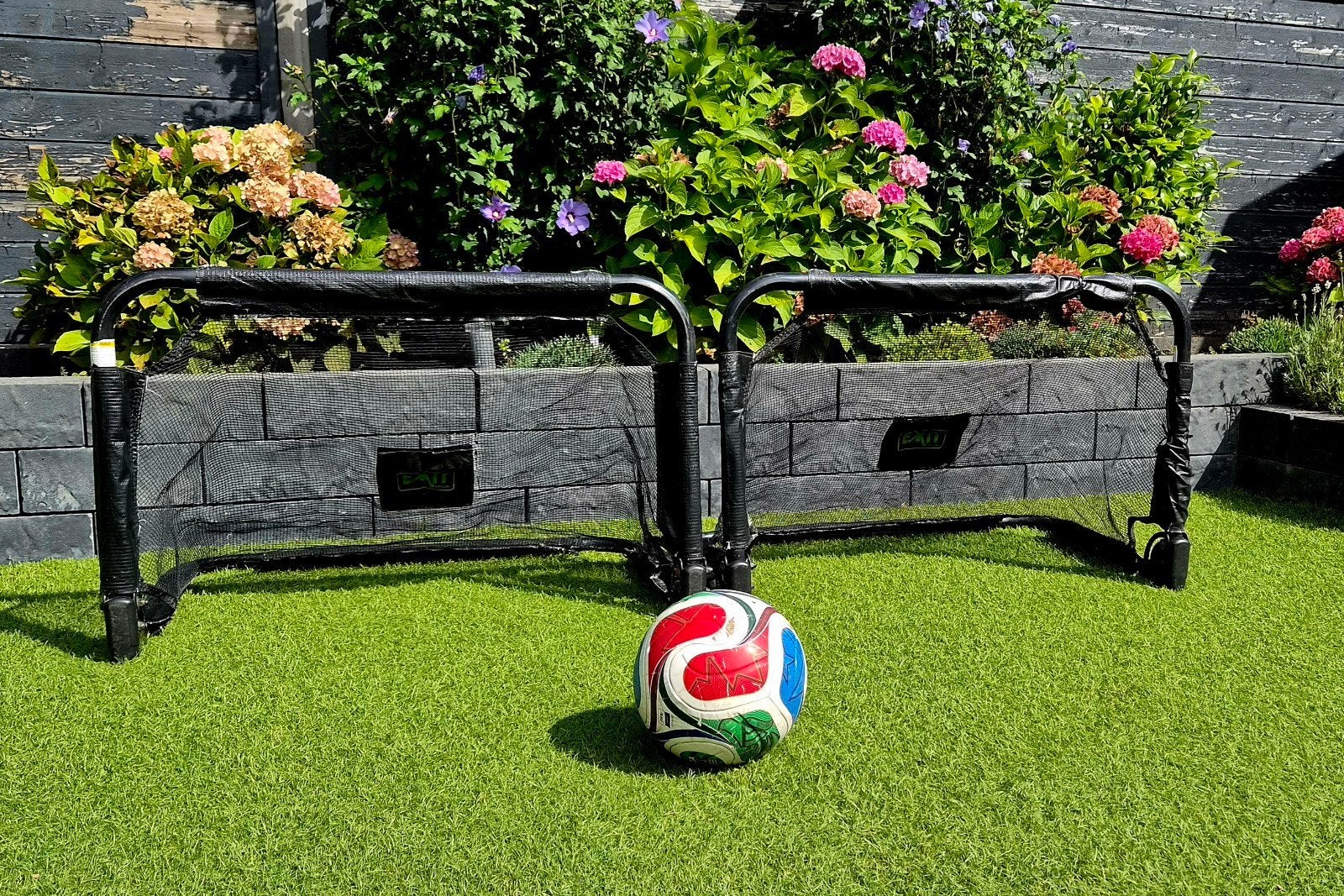 EXIT Toys voetbaldoeltjes en rebounder set, gebruikt, Sport en Fitness, Maat XS of kleiner, Ophalen, Gebruikt, Overige typen