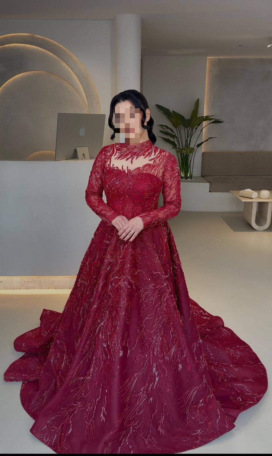 Unieke hennajurk, Ophalen of Verzenden, Nieuw, Rood, Trouwjurk