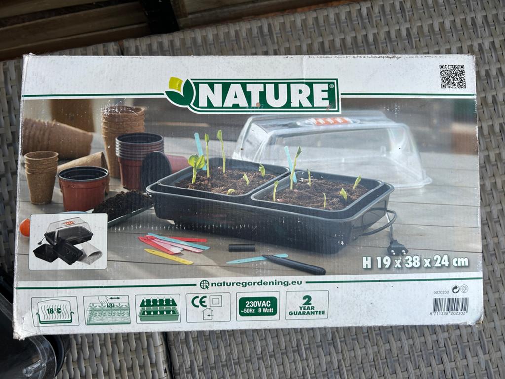 Nature Kweekbak met Verwarmingsmat - Nieuw in Doos, Ophalen of Verzenden, Nieuw, Kweekbak