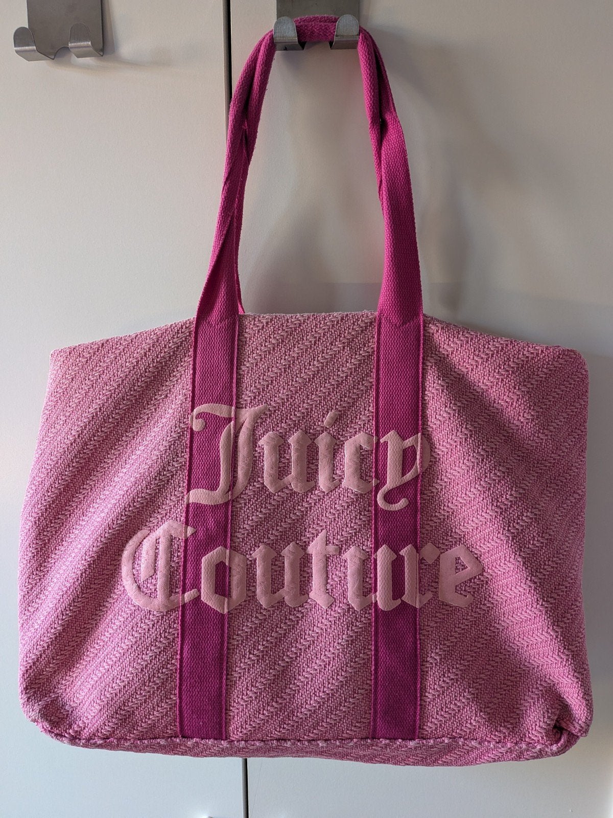 Juicy Couture roze shopper/strandtas, Ophalen of Verzenden, Gebruikt, Roze, Shopper
