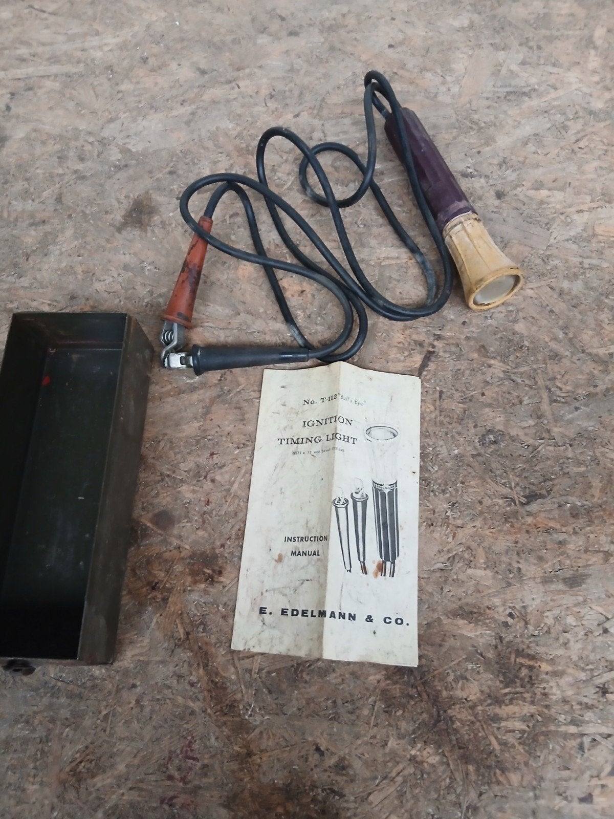 Vintage E. Edelmann & Co. Ignition Timing Light (No. T-112), Auto diversen, Gebruikt, E. Edelmann & Co., Onbekend, Ophalen of Verzenden