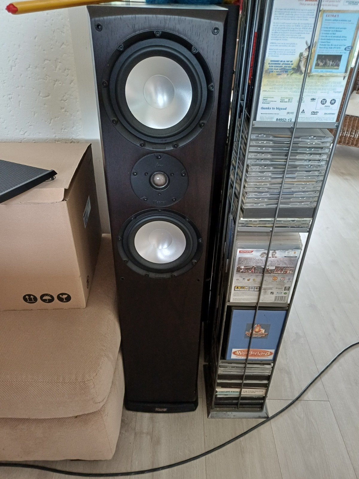 Magnat Quantum 505 rosewood Vloerstaande Luidsprekers, Vloerstaande luidspreker, Gebruikt, Magnat, Basreflex