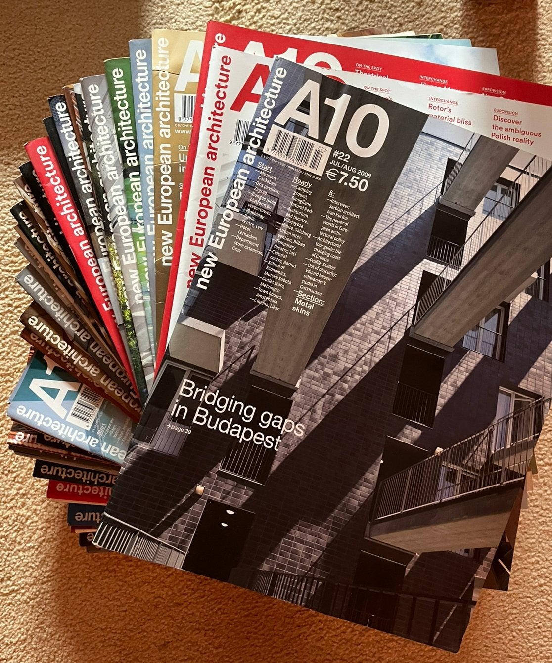 Architectuurtijdschriften ARCHIS en A10, Boeken, Ophalen, Zo goed als nieuw, Architectuur algemeen