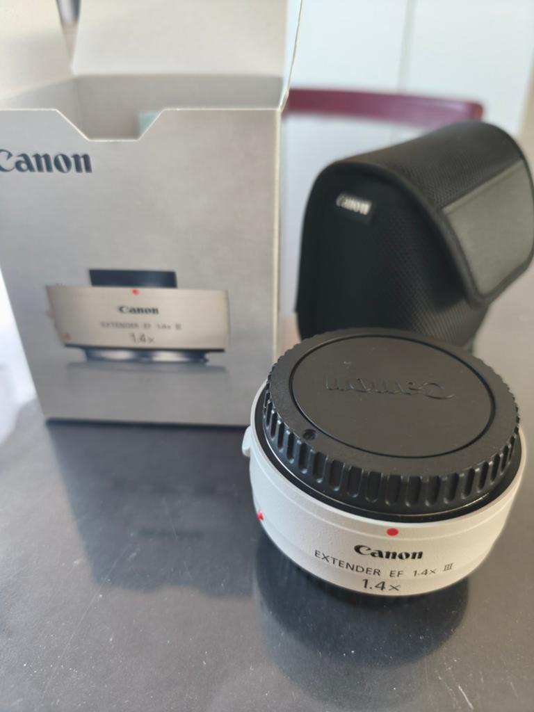 Canon Extender EF 1.4x III Teleconverter, Audio, Tv en Foto, Fotografie | Lenzen en Objectieven, Ophalen of Verzenden, Zo goed als nieuw