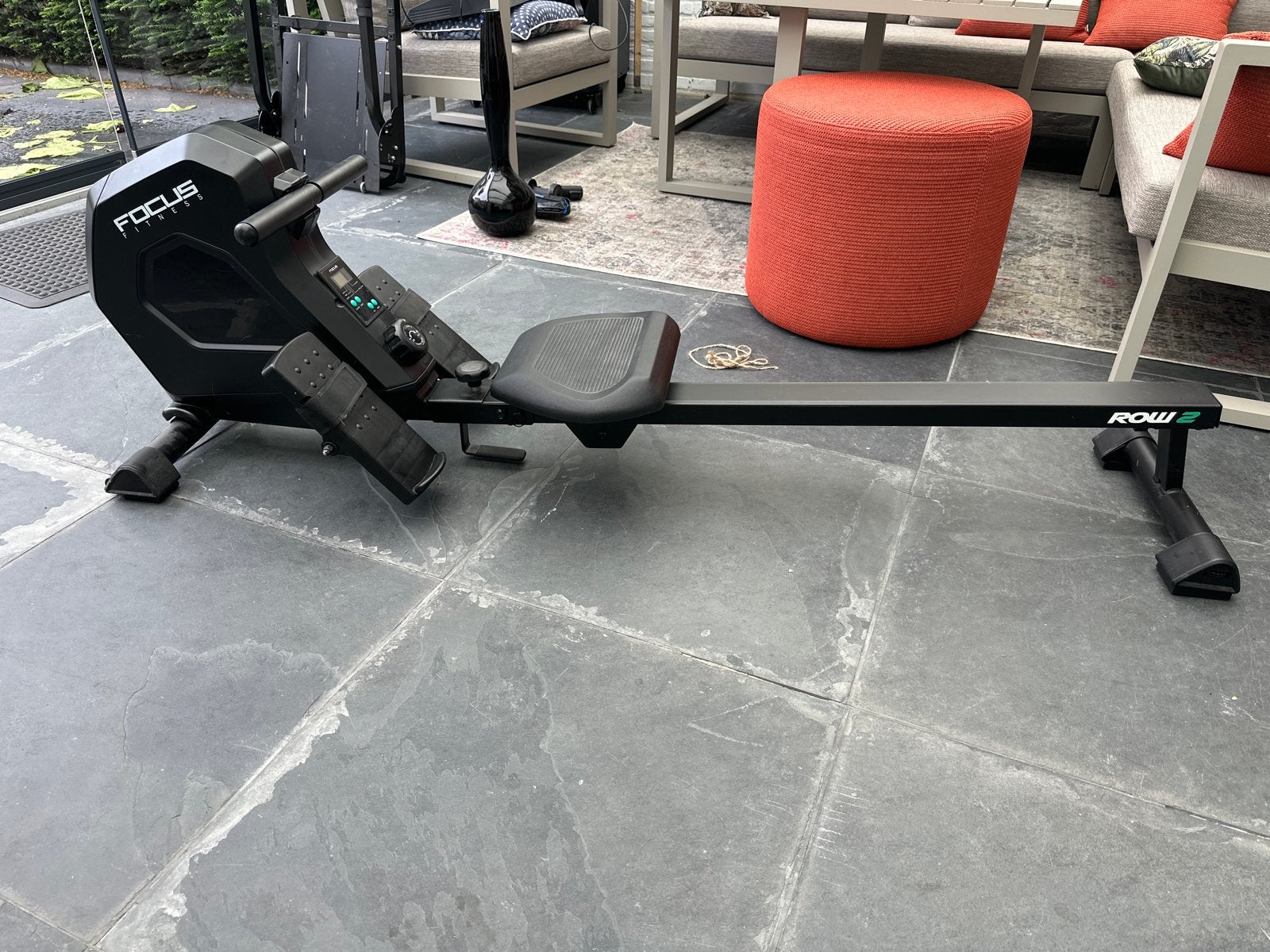 Focus Fitness Row 2 Roeitrainer, Ophalen, Armen, Zo goed als nieuw, Metaal