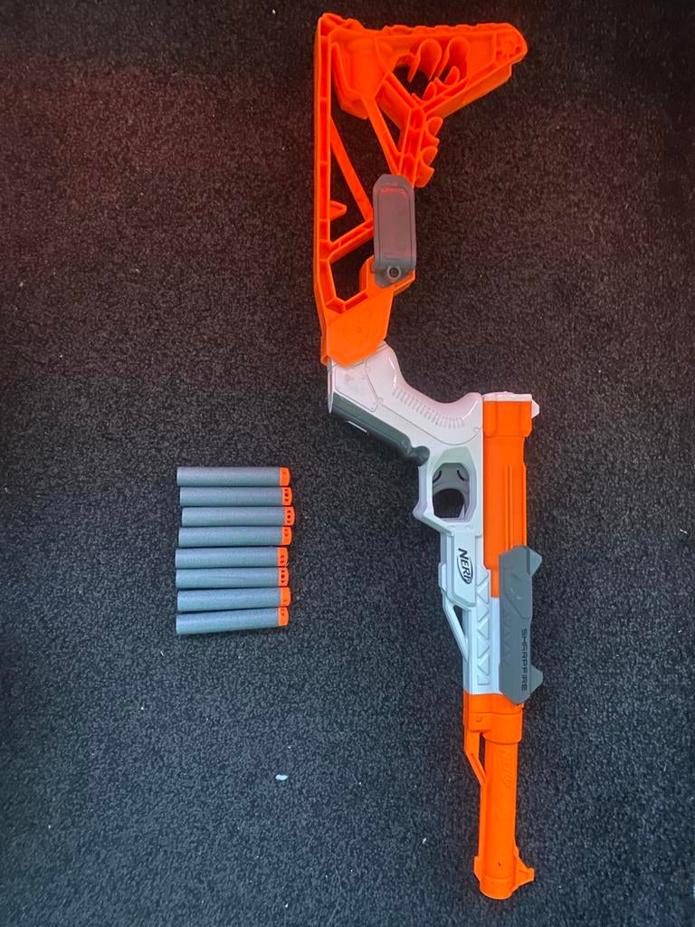 Nerf  sharpfire met alle originele spullen, Kinderen en Baby's, Speelgoed | Buiten | Actiespeelgoed, Ophalen of Verzenden, Nieuw