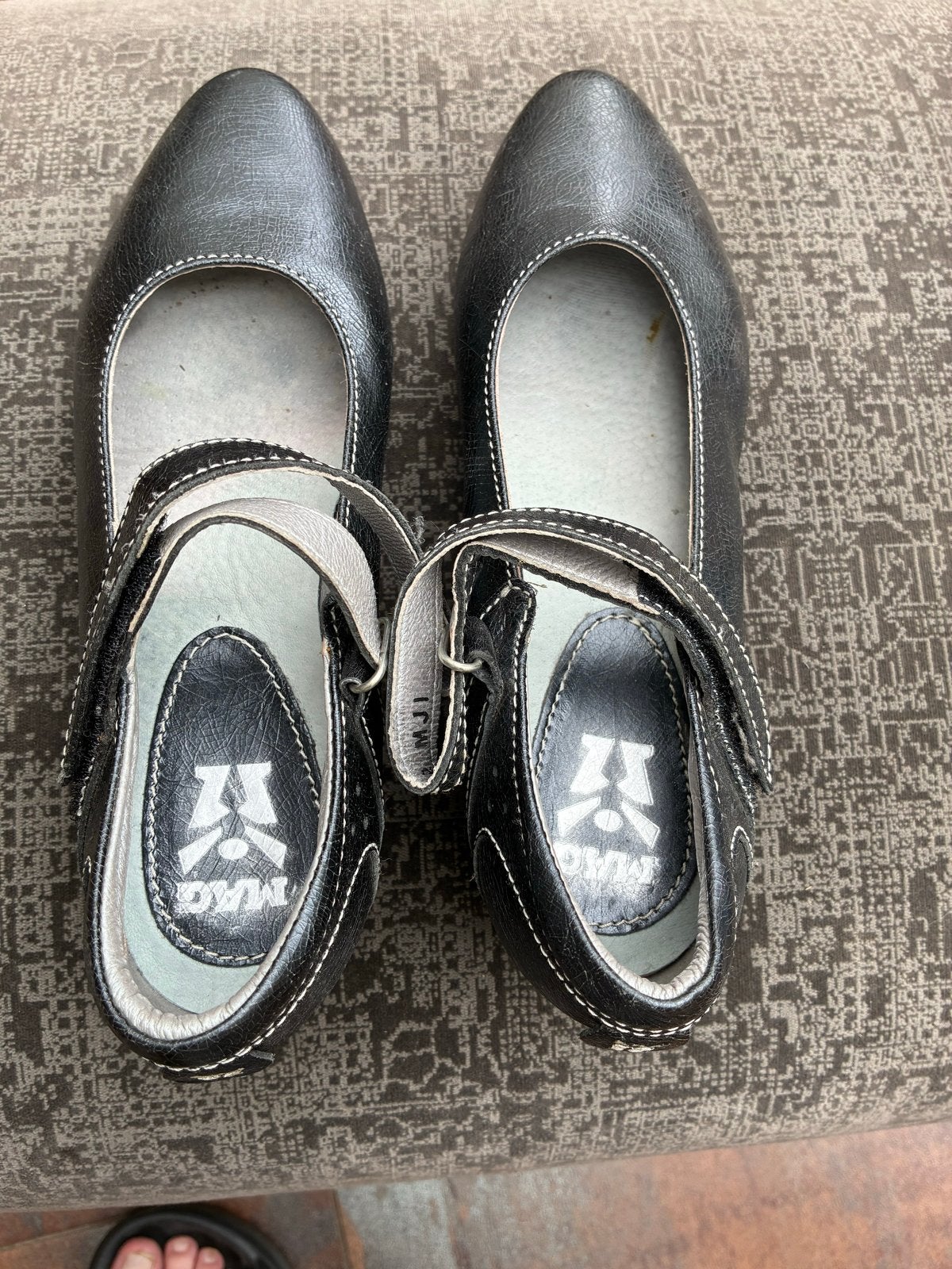 Zwarte Mary Jane schoenen - Maat 39 zwart metallic, Ophalen of Verzenden, Zo goed als nieuw, Zwart, Ballerina's