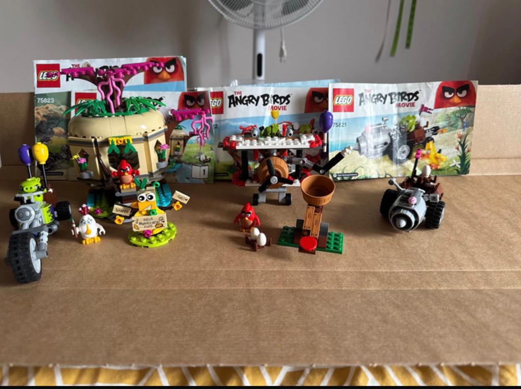 Angry Birds LEGO 75821 75822 75823, Kinderen en Baby's, Speelgoed | Duplo en Lego, Lego, Ophalen of Verzenden, Zo goed als nieuw
