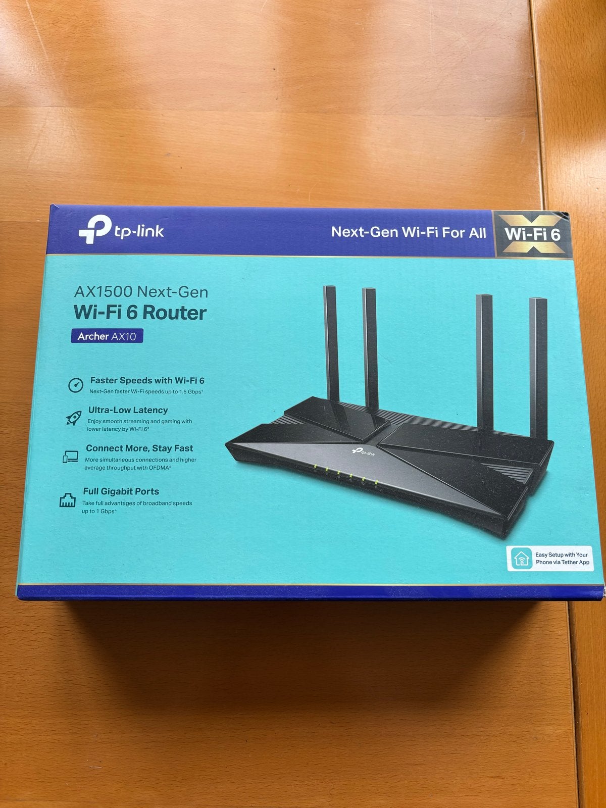 TP-Link Archer AX10 AX1500 Wi-Fi 6 Router, Computers en Software, Routers en Modems, Ophalen of Verzenden, Zo goed als nieuw, Router