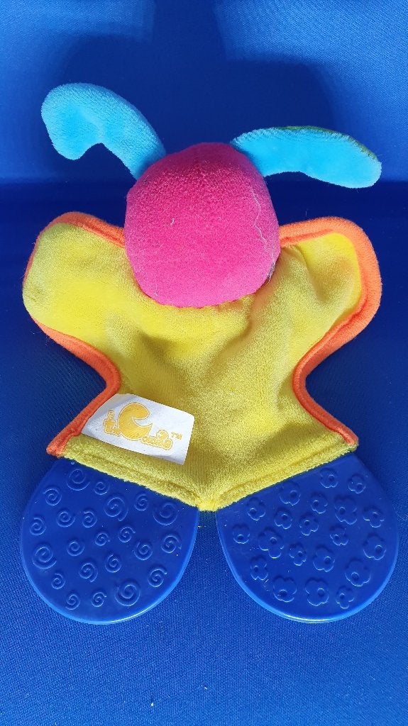 Knuffeldoekje, bijtdoekje Hond, Colors. T2, Tweedehands verkoop, Tweedehands verkoop, Gebruikt, Geen@idee.nl