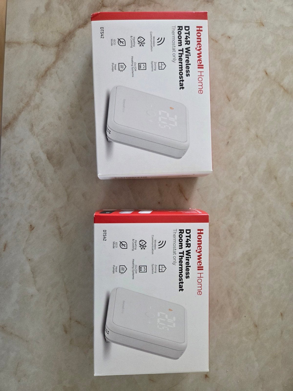 2x Nieuwe Honeywell home DT4R kamerthermostaat, Ophalen of Verzenden, Nieuw