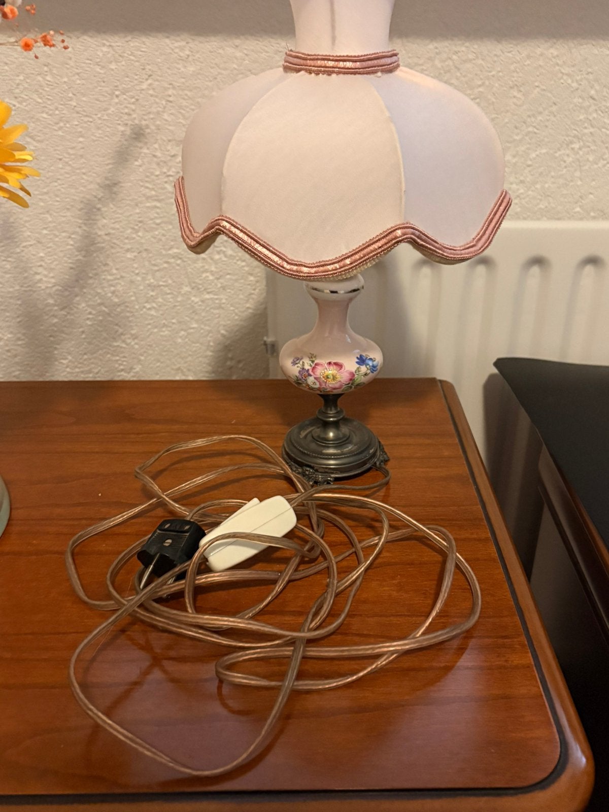 Vintage schemerlampje, Gebruikt, Vintage, Ophalen of Verzenden, Schemerlamp