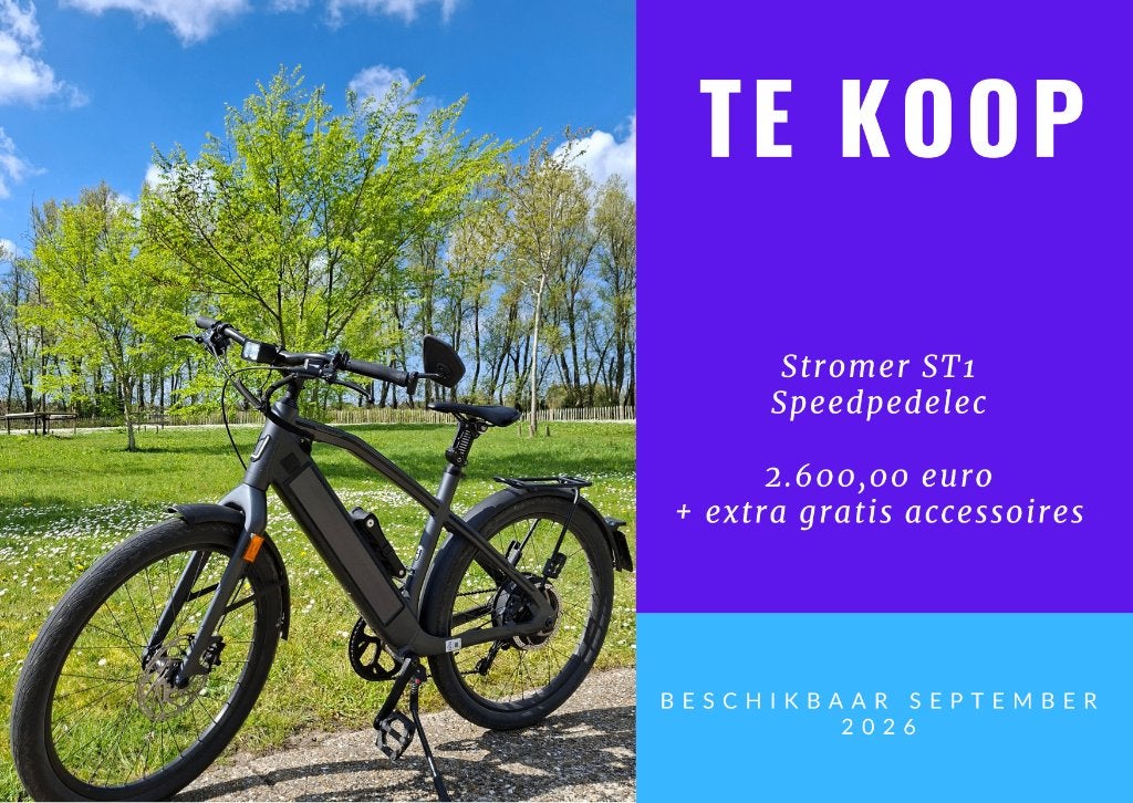 Stromer ST1 Speedpedelec Met Gratis Accessoires, Fietsen en Brommers, Elektrische fietsen, Zo goed als nieuw, Stromer, 59 cm of meer