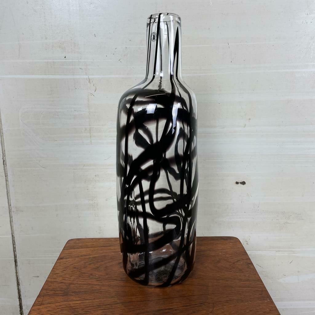 Vintage Ikea flesvaas Firenze handgemaakt code: 902.585.47, Huis en Inrichting, Woonaccessoires | Vazen, Handgemaakt, Meerkleurig