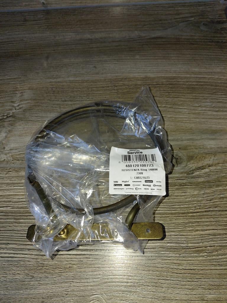 Whirlpool Hetelucht Element 1400W 230V - Nieuw, Witgoed en Apparatuur, Onderdelen en Toebehoren, Nieuw, Ophalen of Verzenden