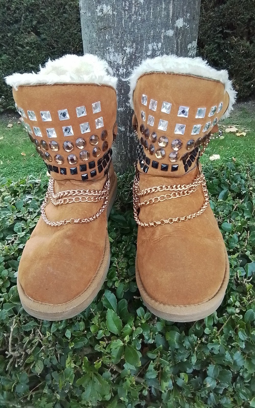 💐ESKIMO LAARSJES MET STUDS EN KETTINGEN MAAT 39, Kleding | Dames, Ophalen of Verzenden, Zo goed als nieuw